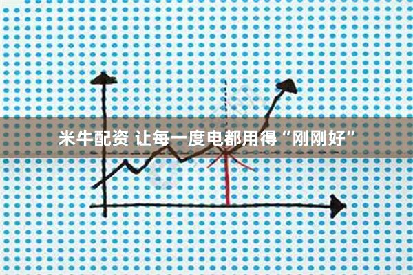 米牛配资 让每一度电都用得“刚刚好”